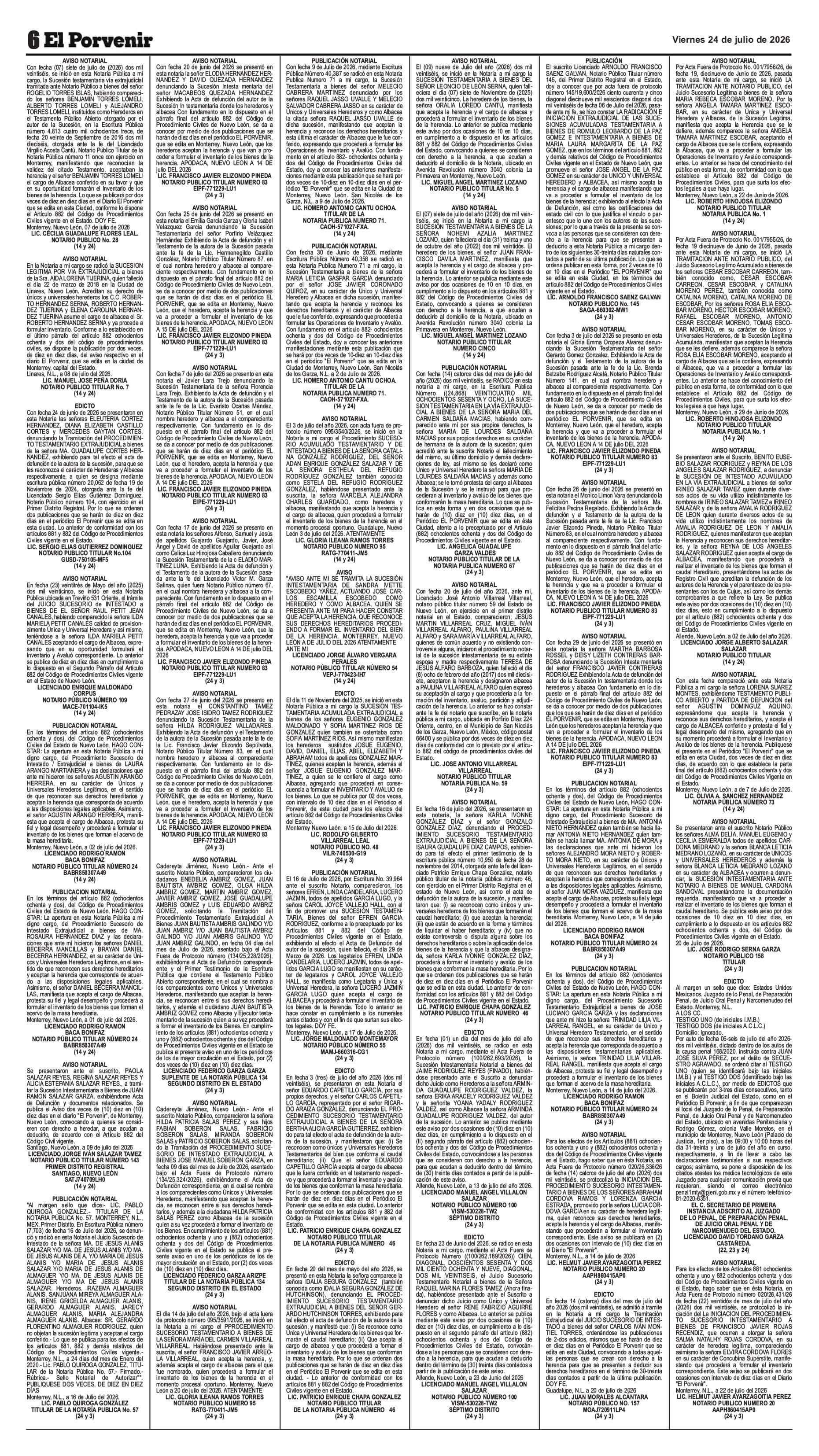 Edictos