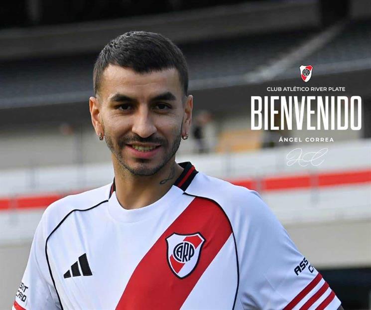 Ángel Correa realiza su presentación oficial con River Plate Ángel Correa realiza su presentación oficial con River Plate