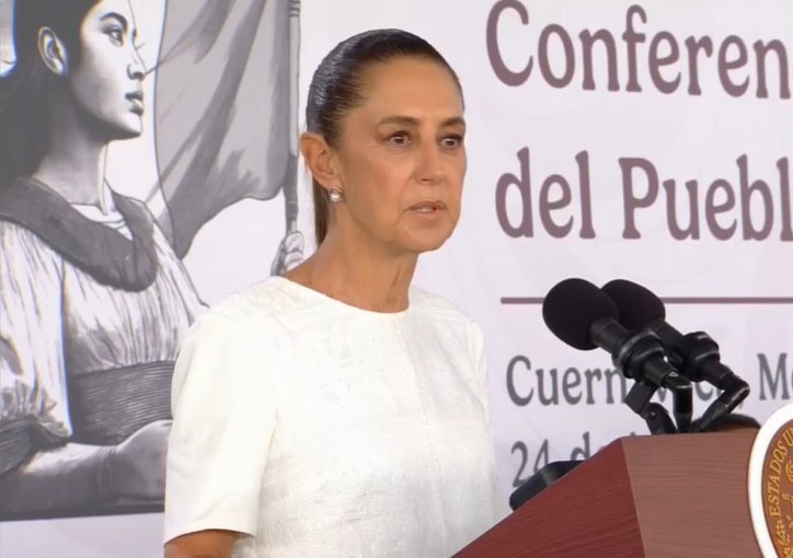 Sheinbaum reconoce apoyos a cañeros de Morelos Sheinbaum reconoce apoyos a cañeros de Morelos