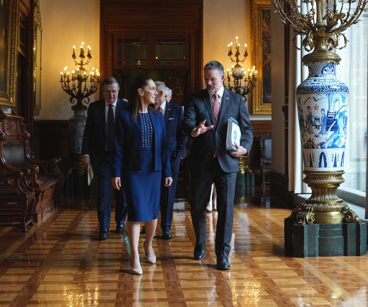 Sheinbaum resalta muy buena reuni&oacute;n con Greer