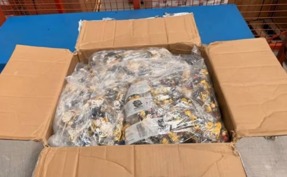 Aseguran m&aacute;s de 3 mil juguetes piratas de LEGO en Quer&eacute;taro