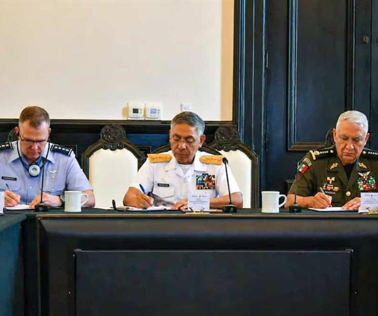 Revisa Comando Norte con Defensa y Marina seguridad