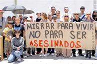 Protestan contra ICE por muertes de migrantes