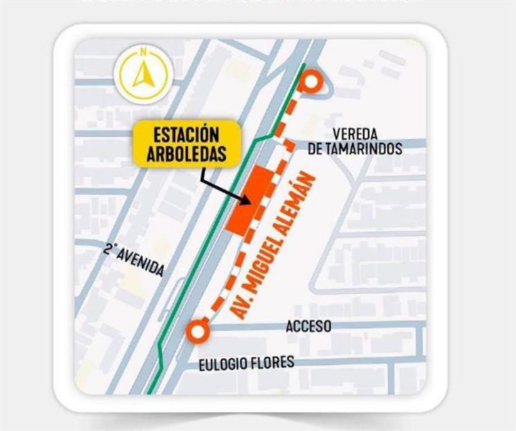 Regresa el cierre de carriles centrales de Miguel Alem&aacute;n por obras