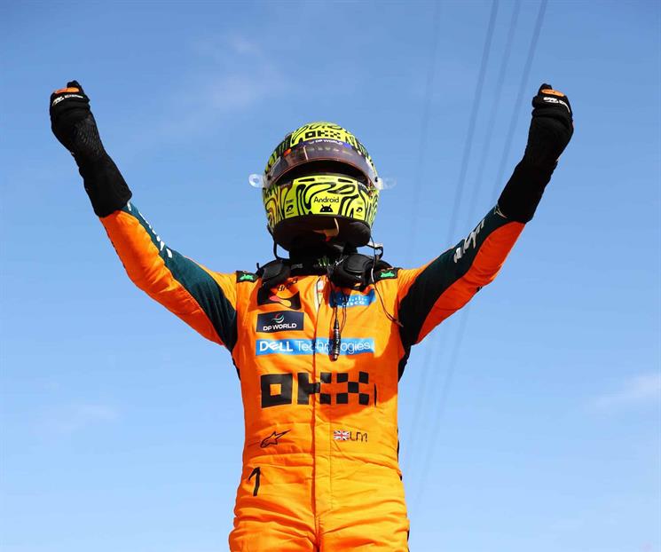 Abandona Checo en Hungr&iacute;a y gana Norris