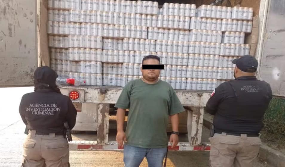Aseguran 48mil latas de cerveza de presunta procedencia il&iacute;cita