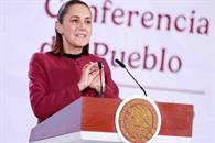 Sheinbaum reconoce a Rommel Pacheco por medallas de M&eacute;xico en JCC