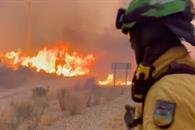Enfrenta España el mayor incendio en su historia Enfrenta España el mayor incendio en su historia