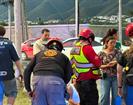 Deja choque-volcadura 6 lesionados
