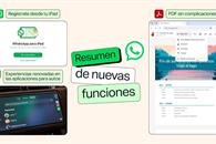 WhatsApp estrena cuatro novedades muy &uacute;tiles
