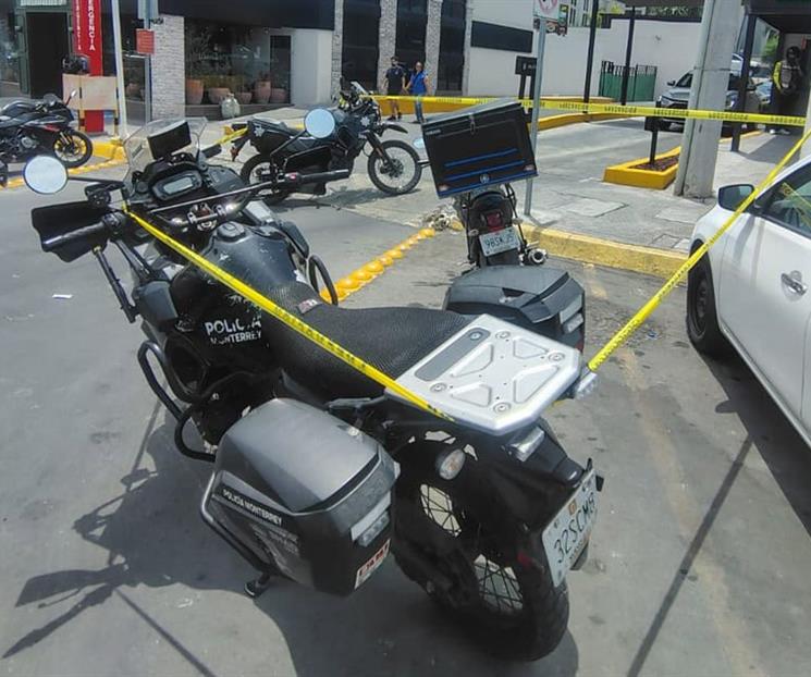 Cae en moto robada