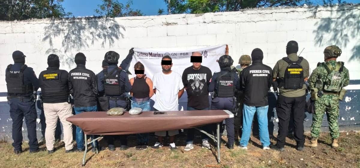 Un reporte por detonaciones de arma de fuego deriv&oacute; en un despliegue coordinado de la Polic&iacute;a de Guadalupe y corporaciones del Grupo de Coordinaci&oacute;n Metropolitana, que culmin&oacute; con la detenci&oacute;n de tres presuntos generadores de violencia, probables integrantes de un grupo de la delincuencia organizada.