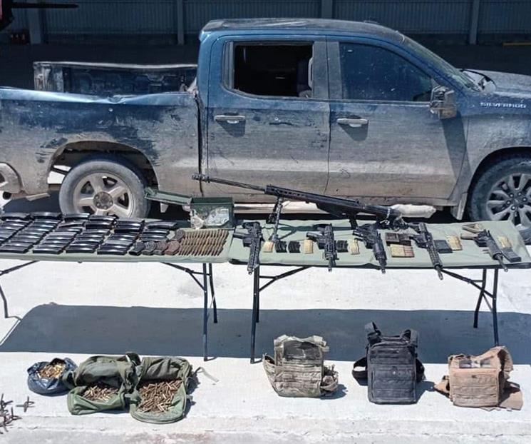 Aseguran armas y equipo t&aacute;ctico