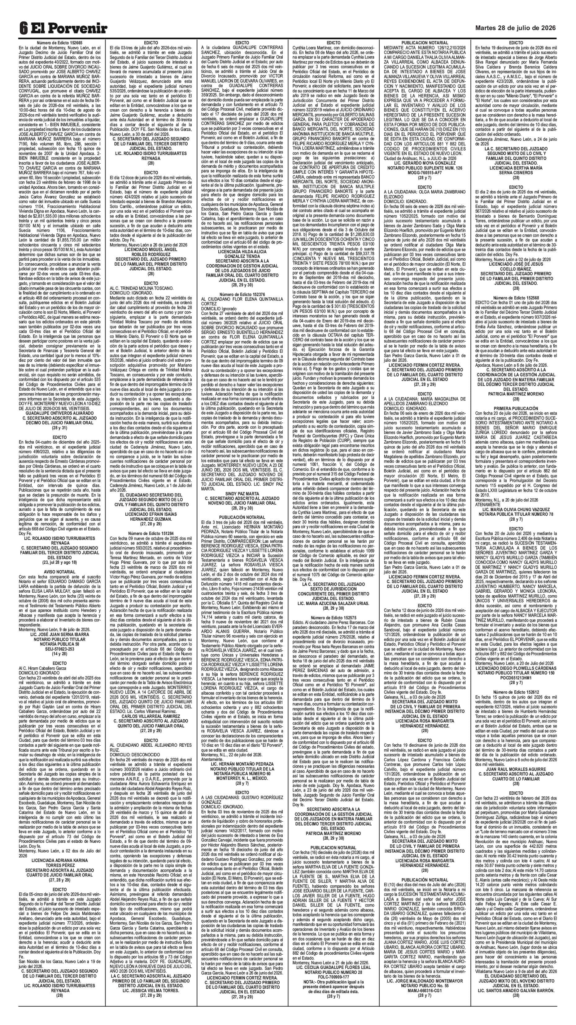 Edictos