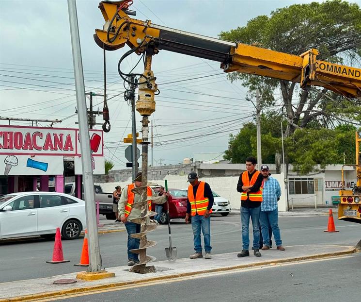 Inician obras de camell&oacute;n central de Benito Ju&aacute;rez en Escobedo