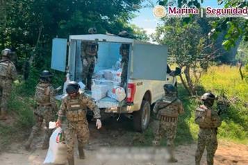 Asegura Marina 834 kilos de coca&iacute;na en Tonal&aacute;